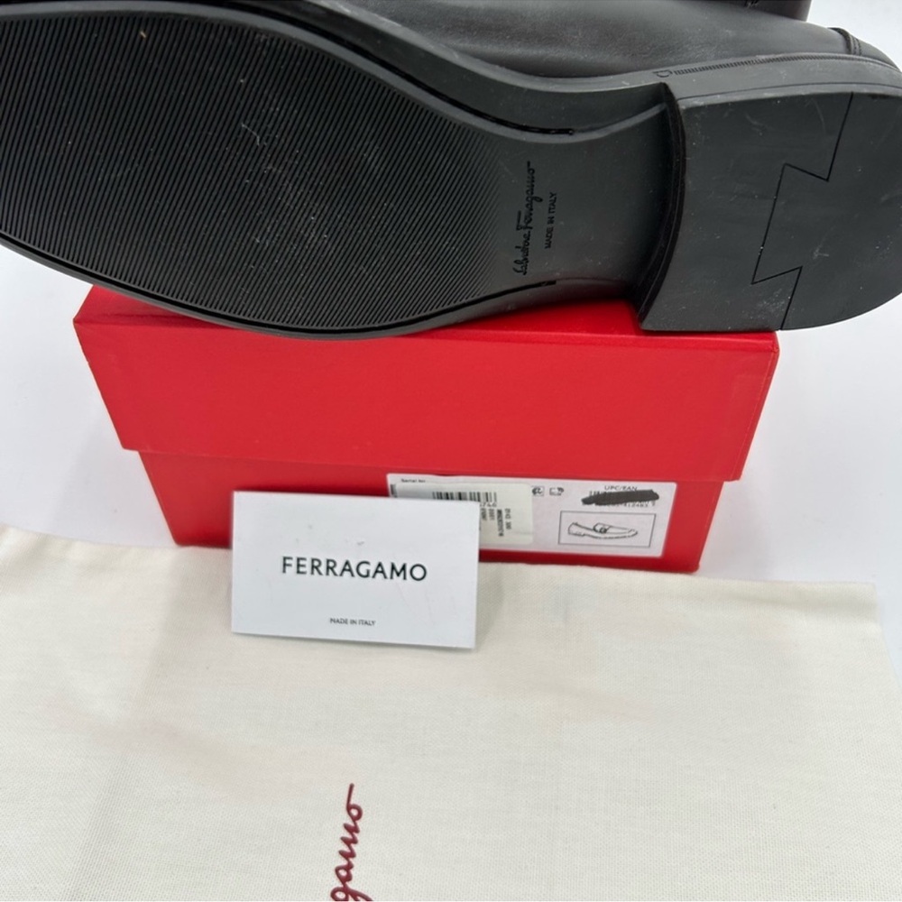 Men’s Salvatore Ferragamo, leather loafers size 8EEE made in Italy - Picture 7 of 11